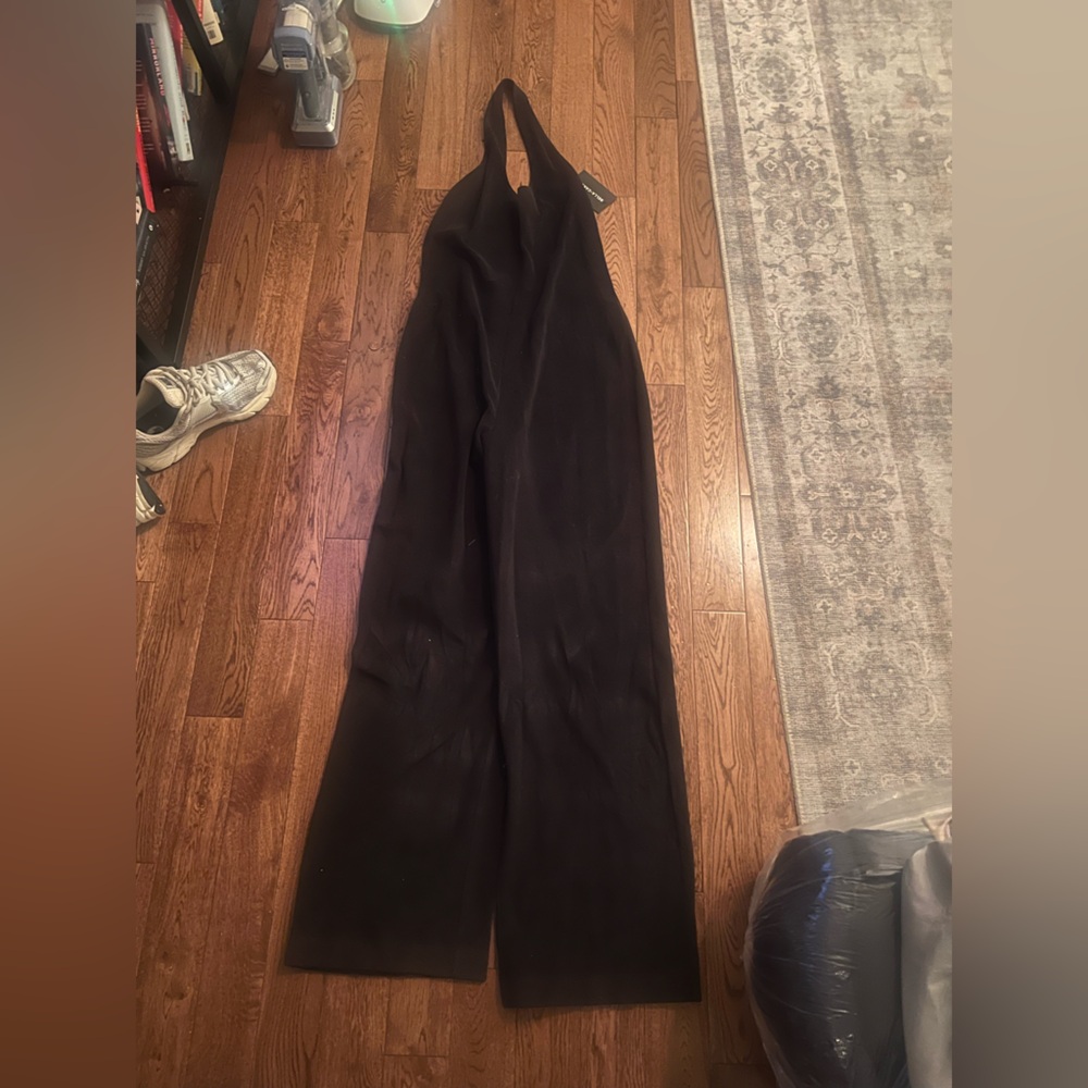 Bella Canvas Black Wide Leg Jumpsuit